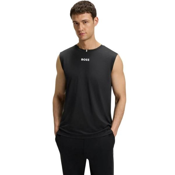 Boss Mens Quick Dry Active Tank Top - Black - 