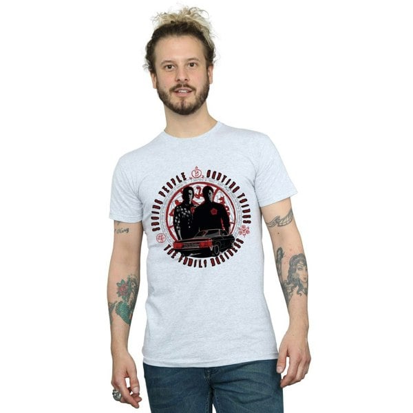 Supernatural Mens Family Business T-Shirt - Sports Grey