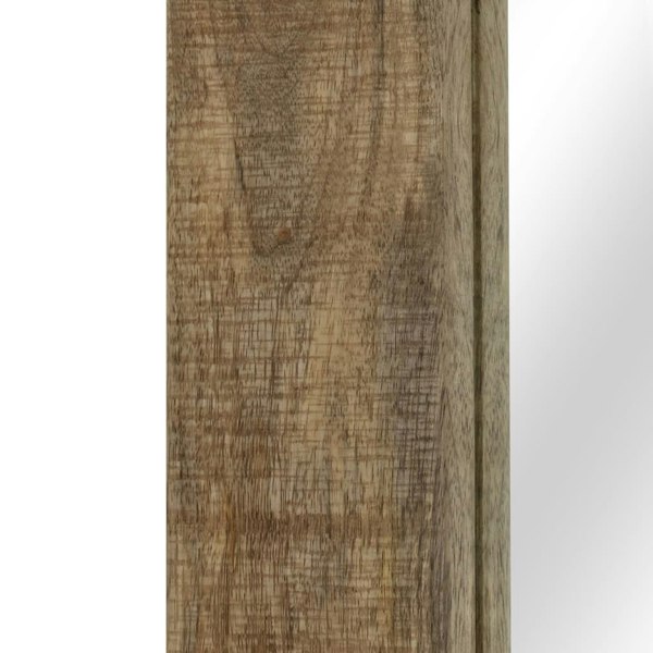 Berkfield Mirror Solid Mango Wood 50x80 cm