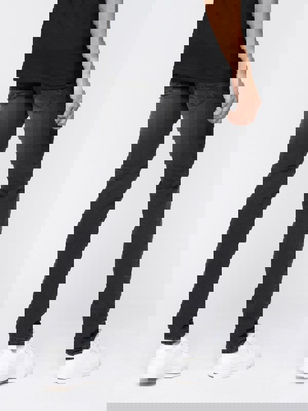 Crosshatch Buraca Slim Fit Denim Jeans Black Wash