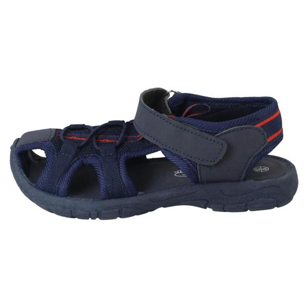 Spot On Boys Spot On Elastic Lace Hook and Loop Strap Casual Sandals N0074