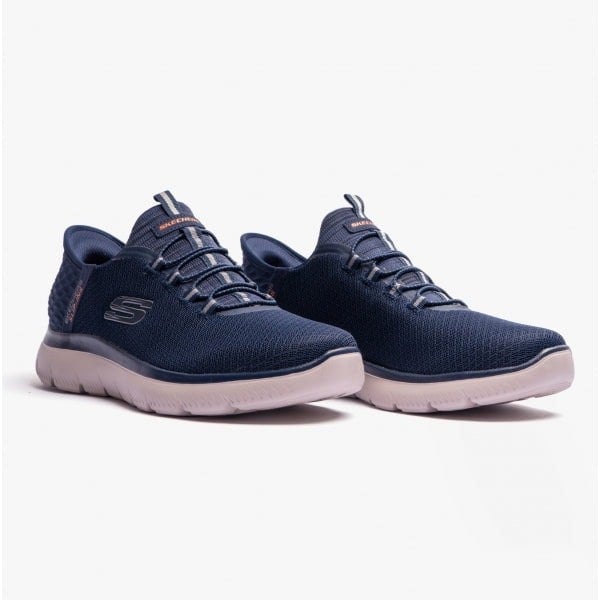 Skechers 232457/NVY SUMMITS - HIGH RANGE Mens Bungee Lace Trainers Navy