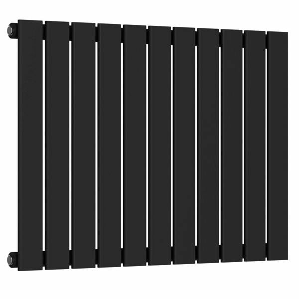 MYHOMEWARE Black 832 x 600 mm Modern Vertical Flat Panel Designer Radiator Single Panel Radiator Heater