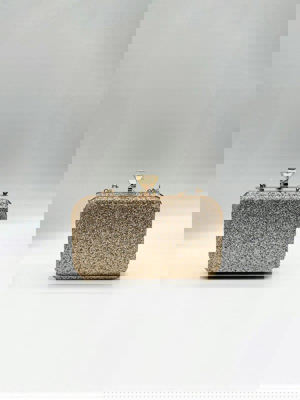 SVNX Daisy Embellished Clutch Bag