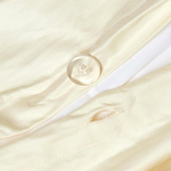 HOMESCAPES Premium 1000 TC Egyptian Cotton Sateen Weave Duvet Cover Set