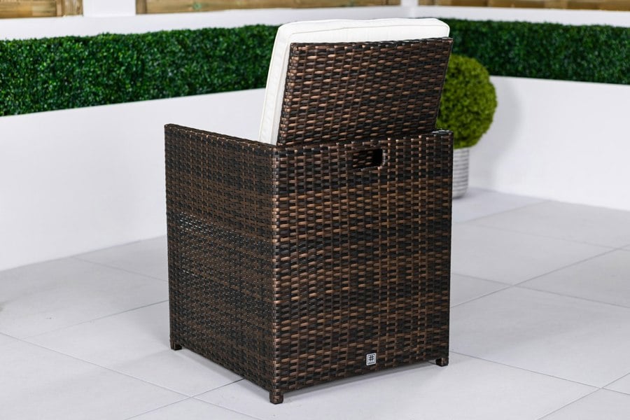 Giardino Cube Bistro Set 2 Seater Garden Patio Table and Chairs