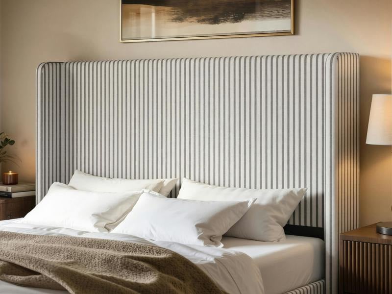 SOLACE+CO Jovanna Bed with Winged Headboard
