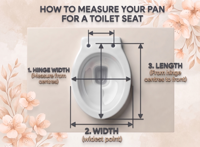 RTS Beige Peach Top Fix Slow Close Quick Release Toilet Seat