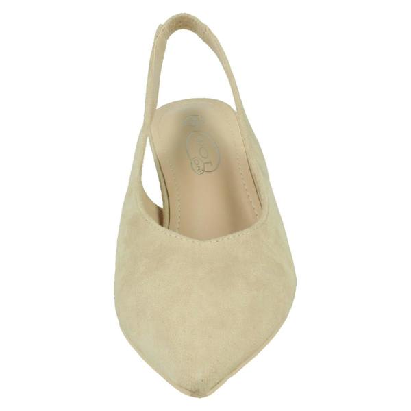 Spot On Ladies Spot On Heeled Stiletto Slingback Heels F90111