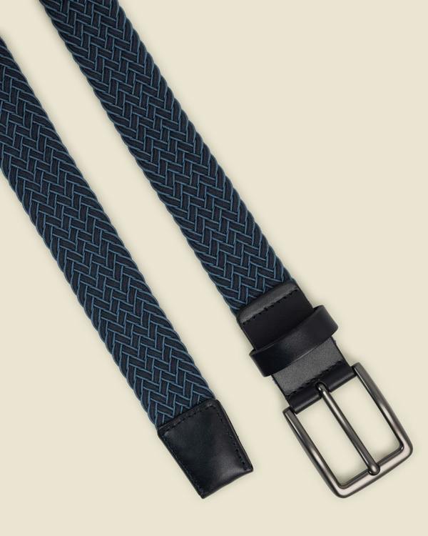 Larsson & Co Berguv - 2-Tone Woven Stretch Belt