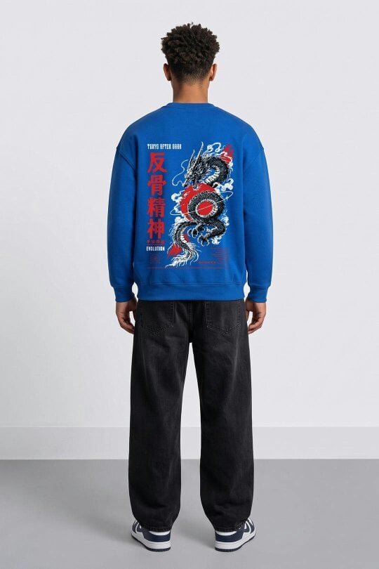 London Attitude Tokyo After Dark Graphic Sweatshirt
