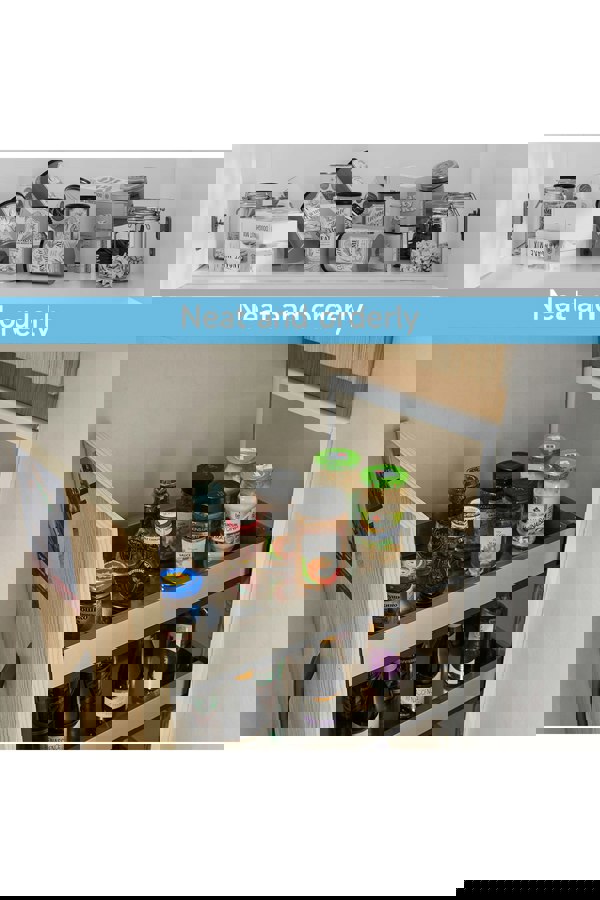 Living and Home 3-Tier Kitchen Cabinet Pull Out Drawer Shelf Storage Organizer 48.5cm W