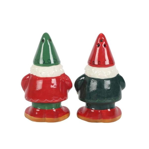 Kingsbury Gifts Garden Gnome Ceramic Salt & Pepper Shaker Set
