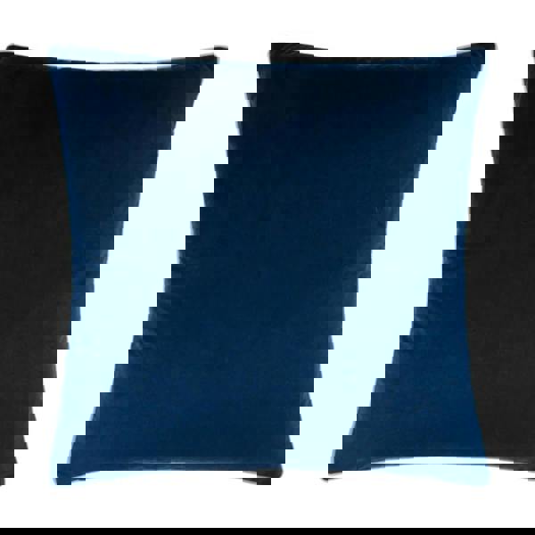 Furn Meridian Velvet Cushion Cover - Navy/Silver - 