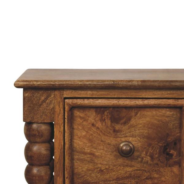 Artisan Furniture Barley Twist 2-Drawer Bedside