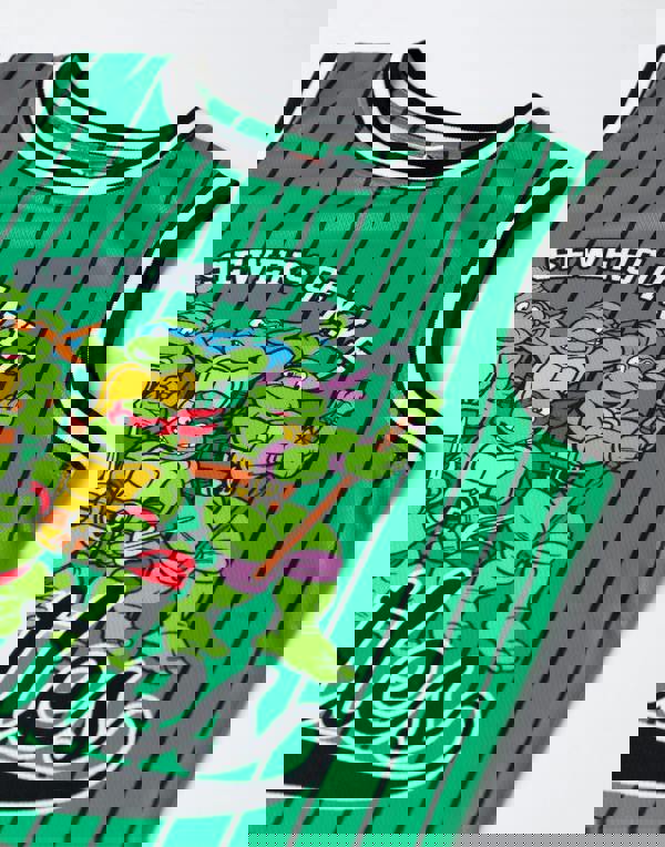 Vanilla Underground Teenage Mutant Ninja Turtles Boys Green Sewers of N.Y.C 2 Piece Basketball Set