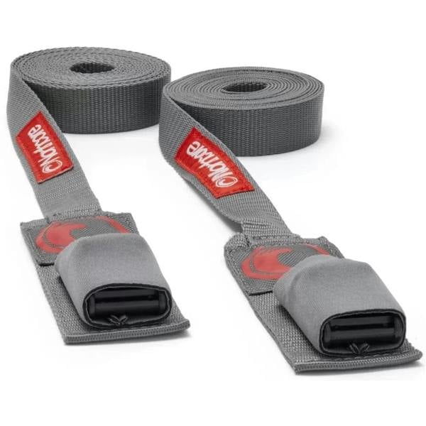 Northcore 3.6m Surfboard Roof Rack Tie Down Straps (Pair) Grey Surf Accessories Northcore