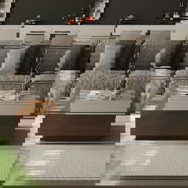 Weilai Concept Grimaldi Extendable Coffee Table, Square Coffee Table