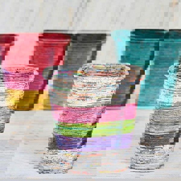 Paper High Recycled Newspaper Waste Paper Basket