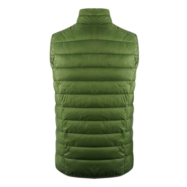 Aquascutum London Logo Lightweight Gilet Jacket - Army Green