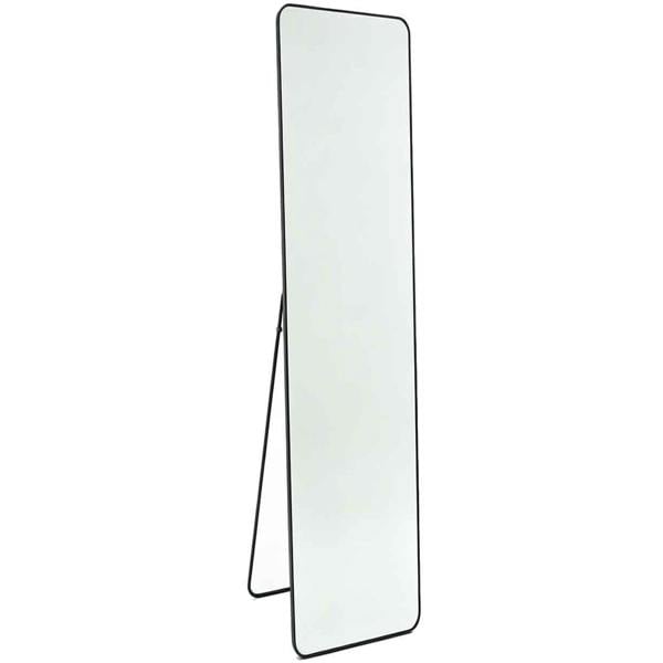 Gr8 Home 150x40cm Full Length Freestanding Dressing Mirror Black Frame Floor Standing Bedroom Mirror