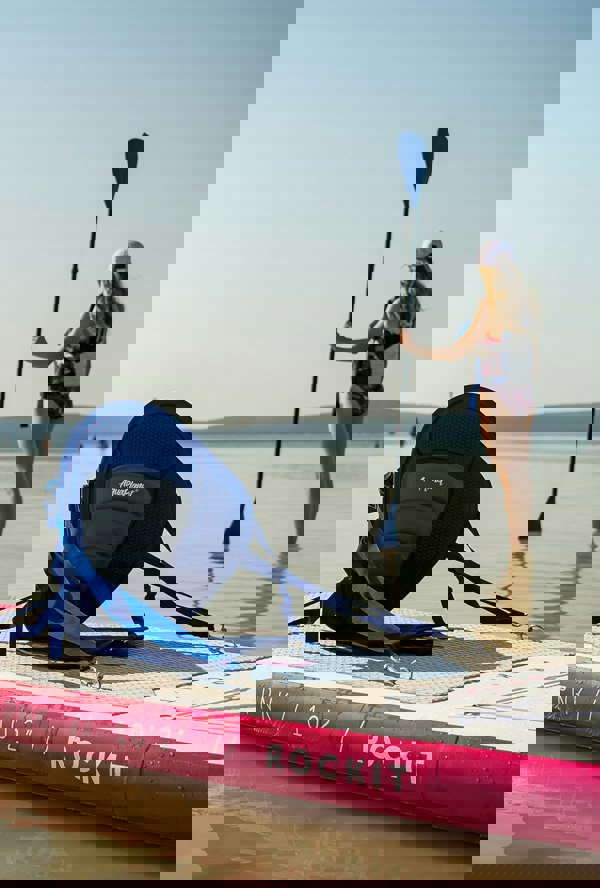 Aquaplanet ROCKIT 10’2" Inflatable Paddle Board/Kayak Package - Pink