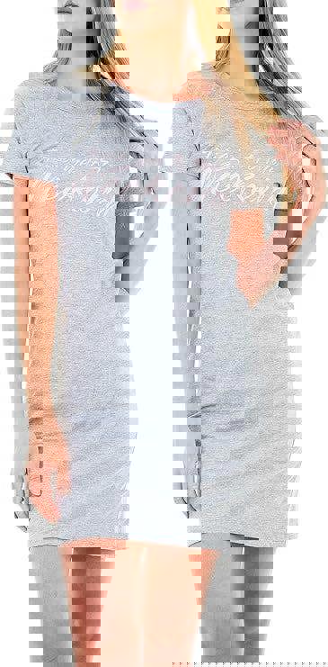 Smart Living Women's Slogan Tee Nightie - Grey