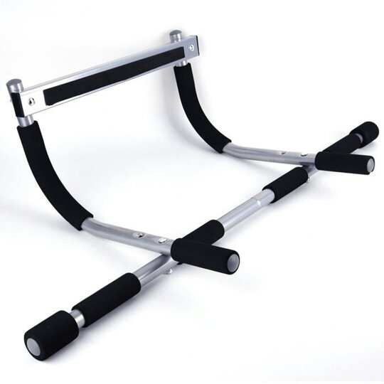 Havendro Doorway Pull Up Bar Chin Up Sit-Up Strength Body Workout Exercise Fitness - Black