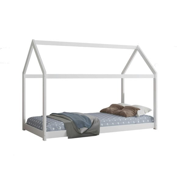 Kosy Koala House Bed Kids White 3ft Single Wooden Durable Pine Children Bedroom