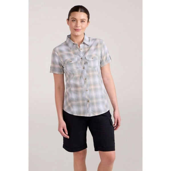Mountain Warehouse Women's Cotton Holiday Shirt - Light Khaki