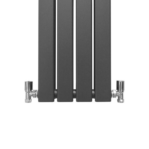 Designer Flat Panel Radiator - Anthracite Grey (1600mm x 280mm)