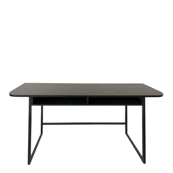 Wyld Haus Cape Town 2 Shelves Black Oak Console Table