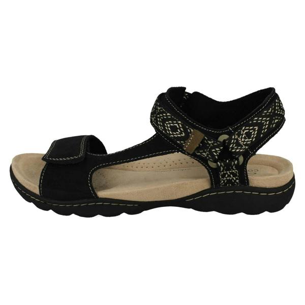 Clarks Ladies Clarks Aztec Detailed Strappy Sandals Amanda Step