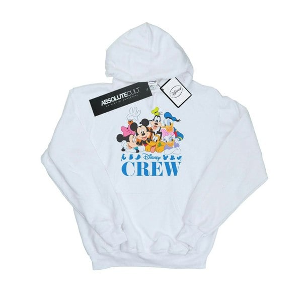 Disney Mens Mickey Mouse Disney Friends Hoodie - White