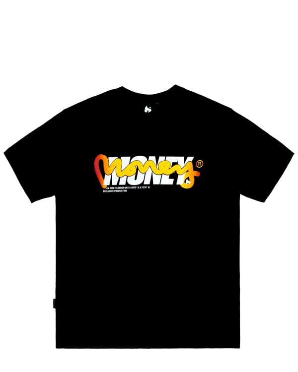 Money Double Puff Tee - Black