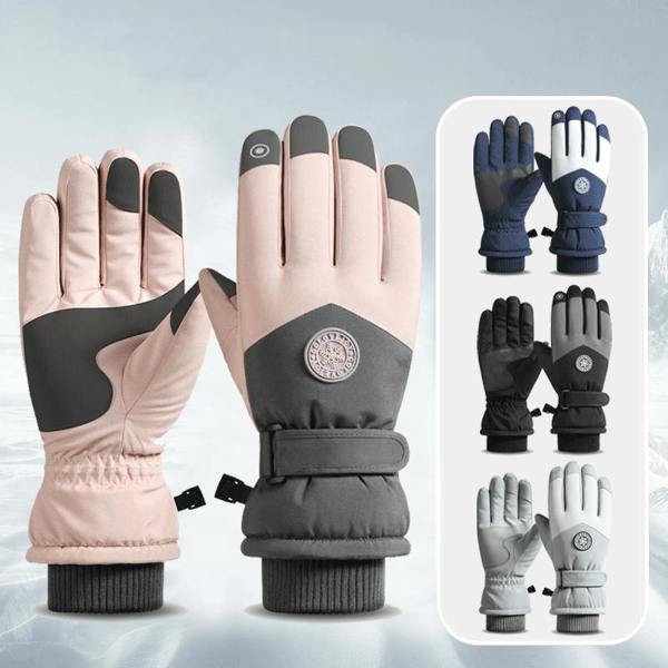 Anniou Men's Fleece Waterproof Thermal Ski Gloves