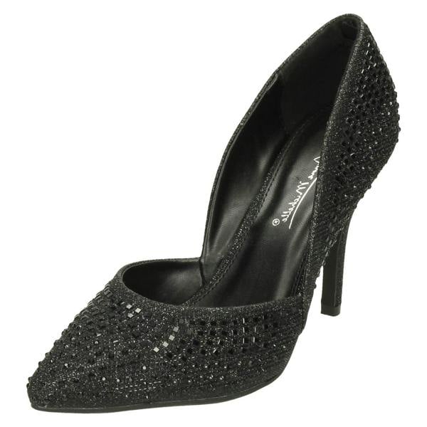 Anne Michelle Ladies Anne Michelle High Heel Waisted Court Shoes