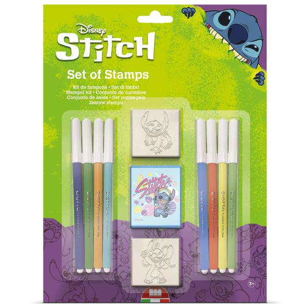 Stitch Blister Pack 2 Stamps – Kids Craft & Stationery Set