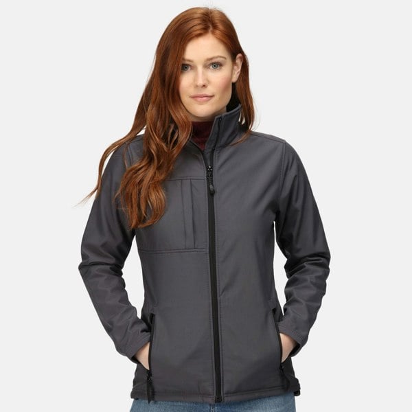 Regatta Women's Octagon II Waterproof Soft Shell Jacket - Seal Grey/Black