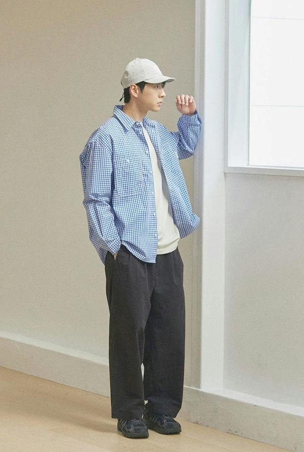 Kappy Design Two Tuck Wide Pants