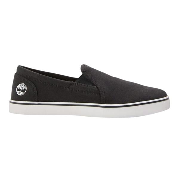 Timberland Mens Skape Park Canvas Slip-on Flat Trainers - Black - 