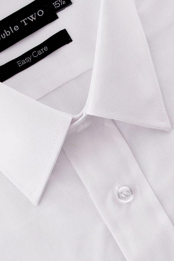 White Classic Easy Care Short Sleeve Shirt