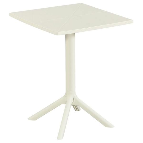 Core Products Square Plastic Bistro Garden Table, Moss Green