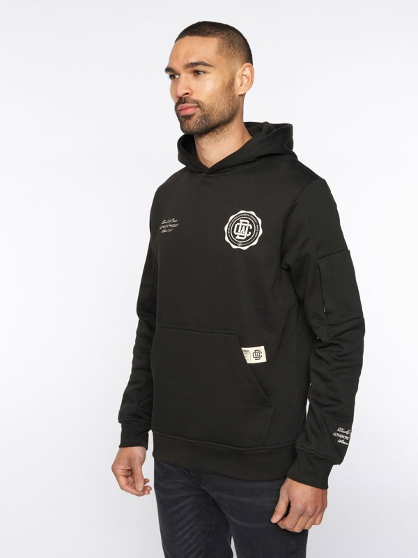 Duck and Cover Keyaan Hoodie - Black