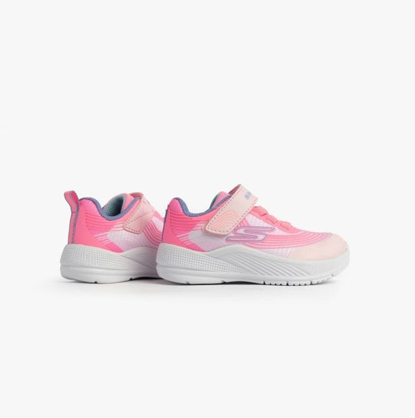 Skechers MICROSPEC ADVANCE Girls Trainers Light Pink