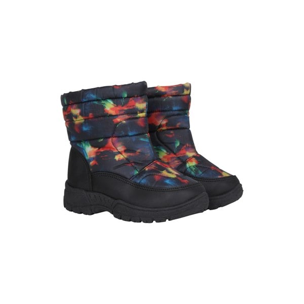 Mountain Warehouse Toddler Caribou Adaptive Tie Dye Snow Boots - Red