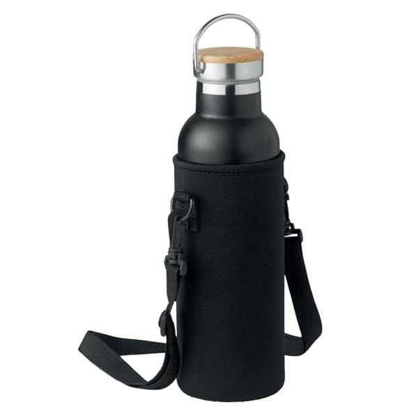 MidOcean Tiksi Double-Walled Flask - Black - 