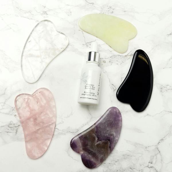 White Lotus Beauty Amethyst Gua Sha