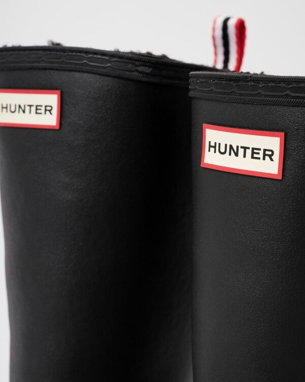 Hunter Play Tall Insulated Womens Wellies - Black