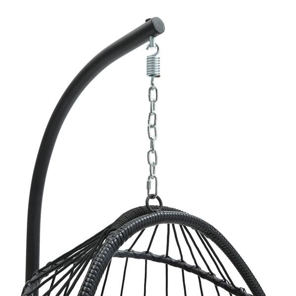 Living and Home Outdoor Hanging Egg-Shaped Chair